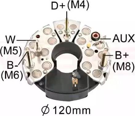 Messmer 215333 - Pont de diodes, alternateur cwaw.fr