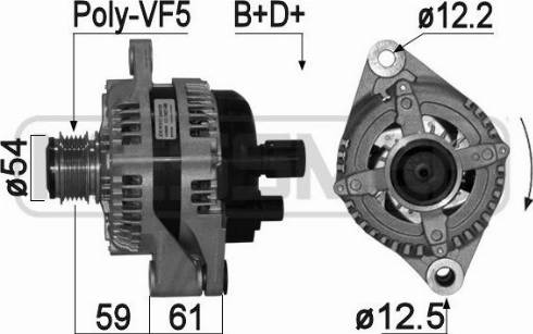 Messmer 210975A - Alternateur cwaw.fr