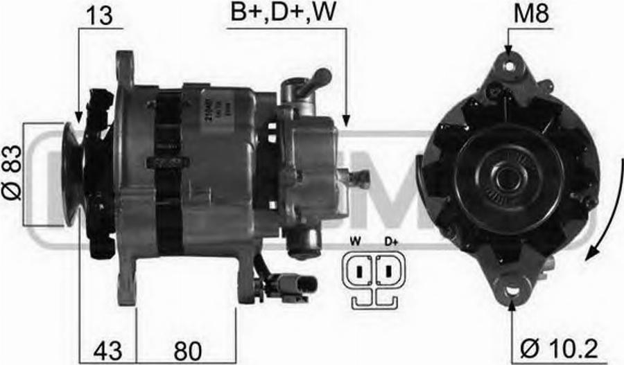 Messmer 210455 - Alternateur cwaw.fr