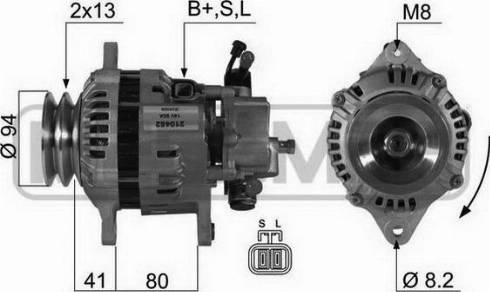 Messmer 210452A - Alternateur cwaw.fr