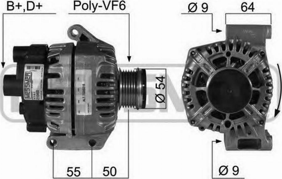 Messmer 210466 - Alternateur cwaw.fr