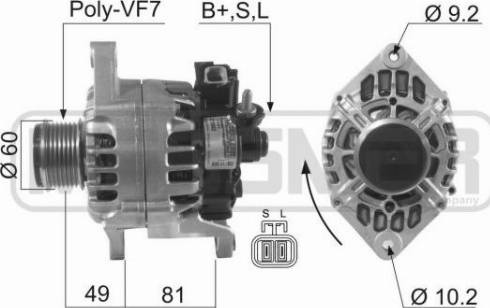 Messmer 210463A - Alternateur cwaw.fr