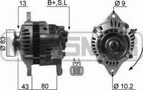 Messmer 210555A - Alternateur cwaw.fr