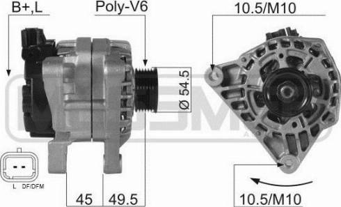 Messmer 210054A - Alternateur cwaw.fr