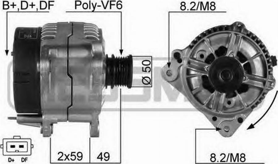 Messmer 210061 - Alternateur cwaw.fr