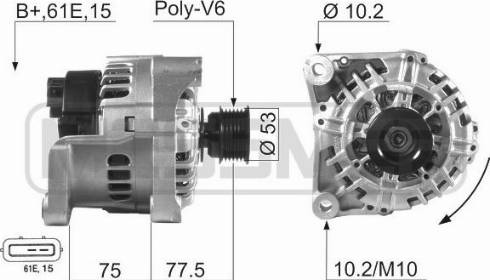 Messmer 210012A - Alternateur cwaw.fr