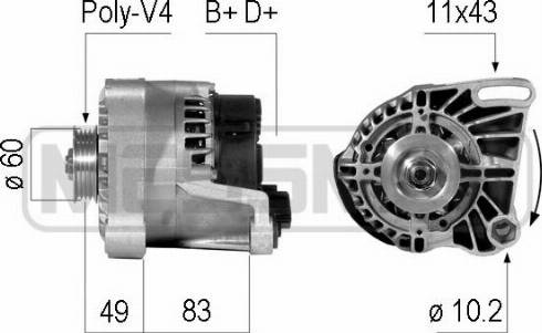 Messmer 210086A - Alternateur cwaw.fr