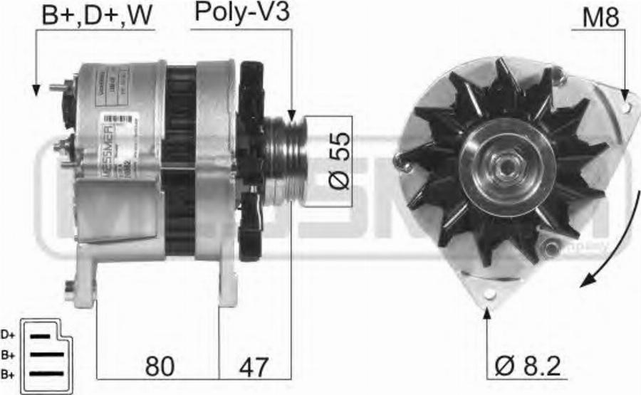 Messmer 210082 - Alternateur cwaw.fr