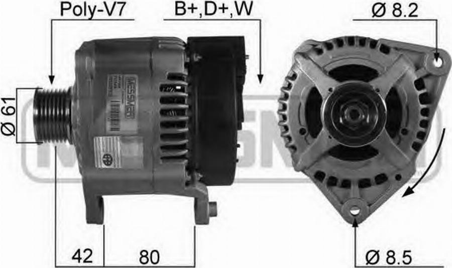 Messmer 210149 - Alternateur cwaw.fr