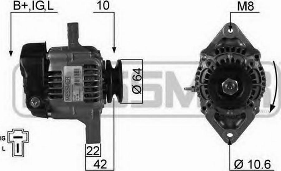 Messmer 210148 - Alternateur cwaw.fr