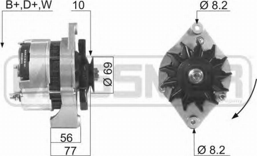 Messmer 210156 - Alternateur cwaw.fr