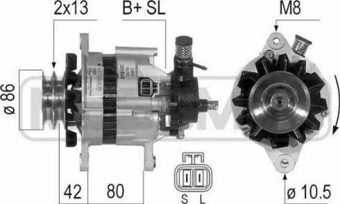 Messmer 210135A - Alternateur cwaw.fr