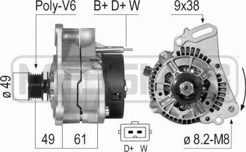 Messmer 210121A - Alternateur cwaw.fr