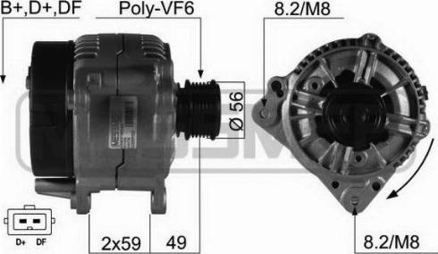 Messmer 210170A - Alternateur cwaw.fr