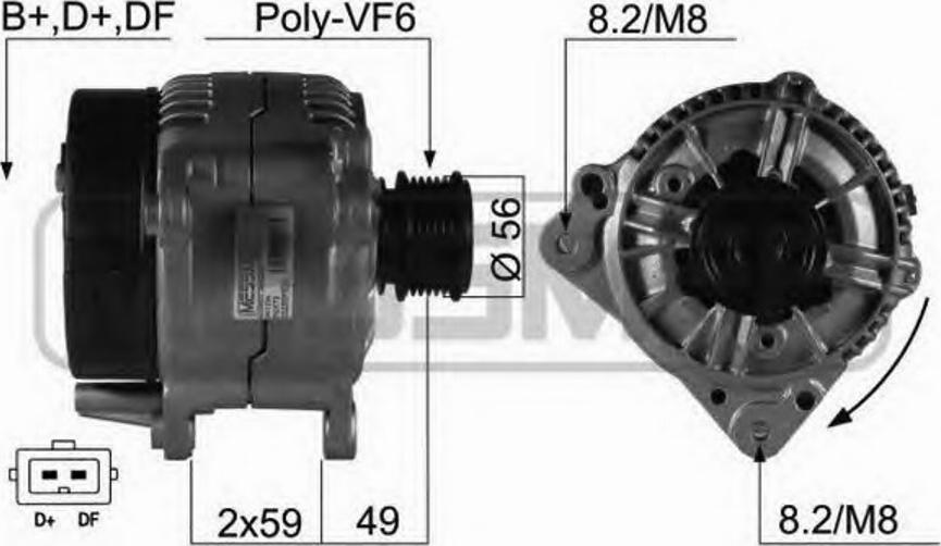 Messmer 210170 - Alternateur cwaw.fr