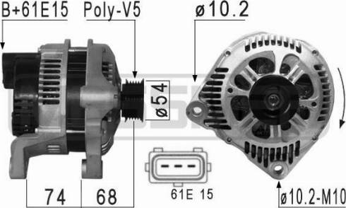 Messmer 210868A - Alternateur cwaw.fr