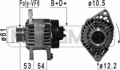 Messmer 210863A - Alternateur cwaw.fr