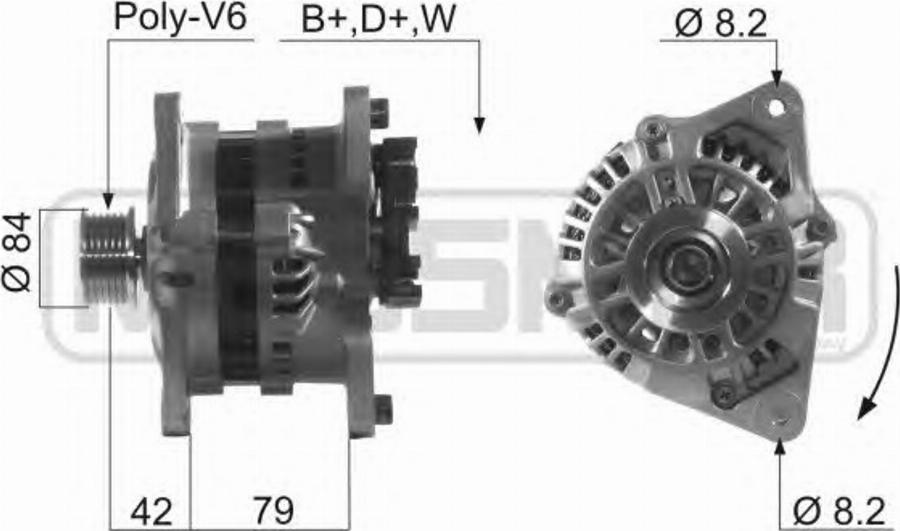 Messmer 210253 - Alternateur cwaw.fr