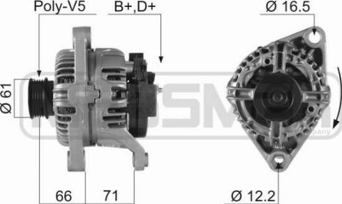 Messmer 210287A - Alternateur cwaw.fr