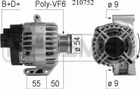 Messmer 210752A - Alternateur cwaw.fr