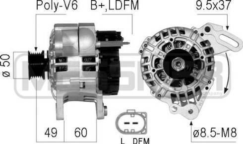 Messmer 210731A - Alternateur cwaw.fr