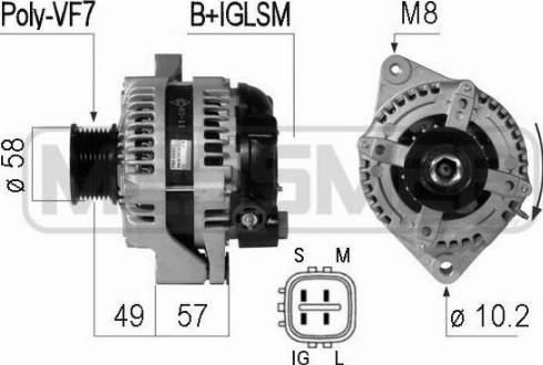 Messmer 210775A - Alternateur cwaw.fr