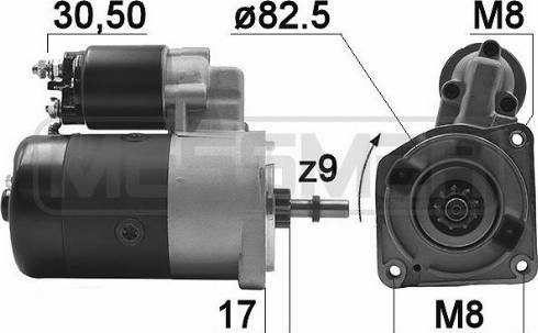 Messmer 220956A - Démarreur cwaw.fr