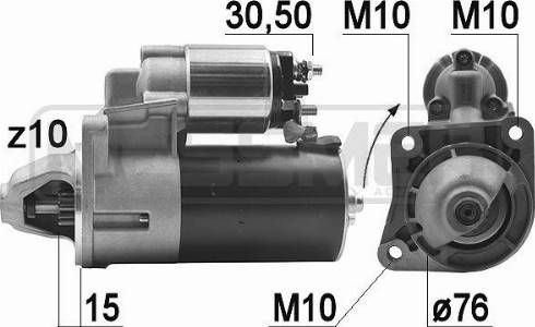 Messmer 220950A - Démarreur cwaw.fr