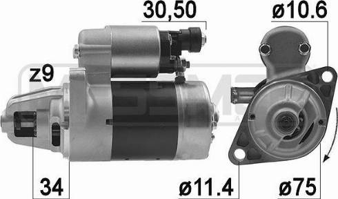 Messmer 220965A - Démarreur cwaw.fr