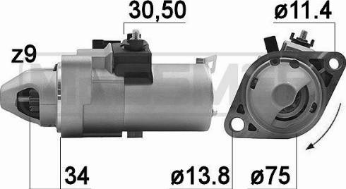 Messmer 220988A - Démarreur cwaw.fr