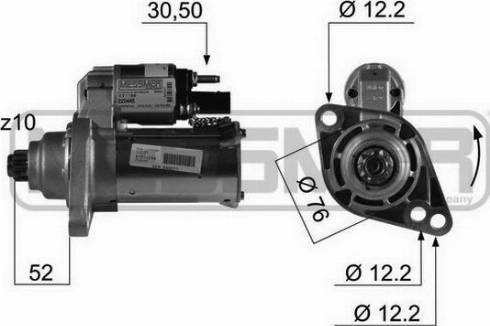 Messmer 220445A - Démarreur cwaw.fr