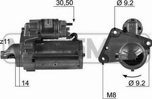 Messmer 220451A - Démarreur cwaw.fr