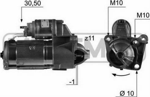 Messmer 220452A - Démarreur cwaw.fr