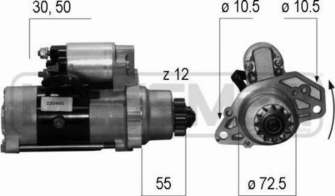 Messmer 220466A - Démarreur cwaw.fr