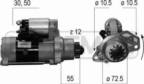 Messmer 220466 - Démarreur cwaw.fr