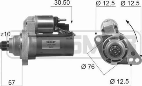 Messmer 220467A - Démarreur cwaw.fr