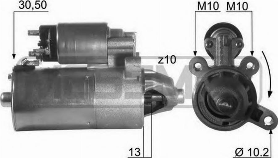 Messmer 220405 - Démarreur cwaw.fr