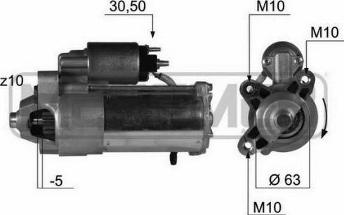 Messmer 220419A - Démarreur cwaw.fr