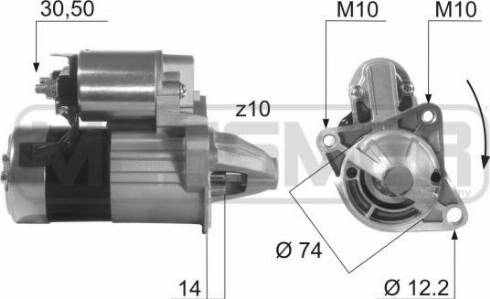 Messmer 220484A - Démarreur cwaw.fr