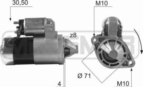 Messmer 220481A - Démarreur cwaw.fr