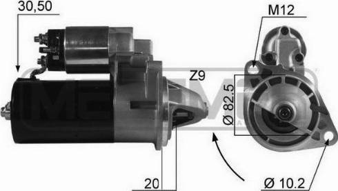 Messmer 220434A - Démarreur cwaw.fr