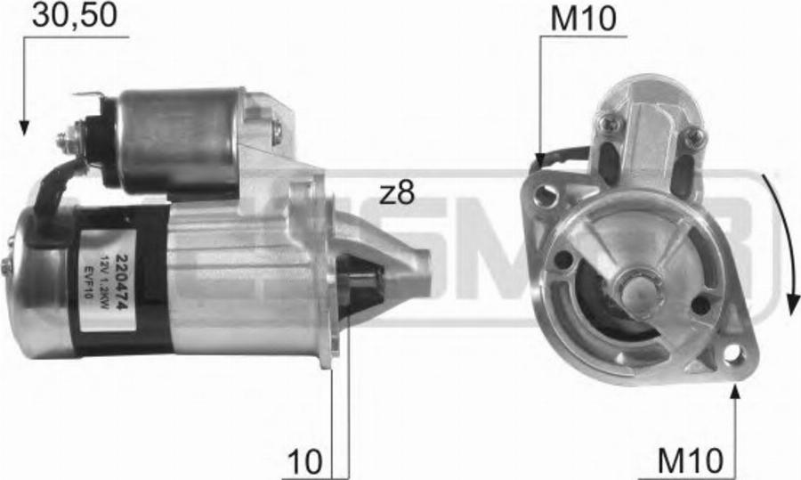 Messmer 220474 - Démarreur cwaw.fr