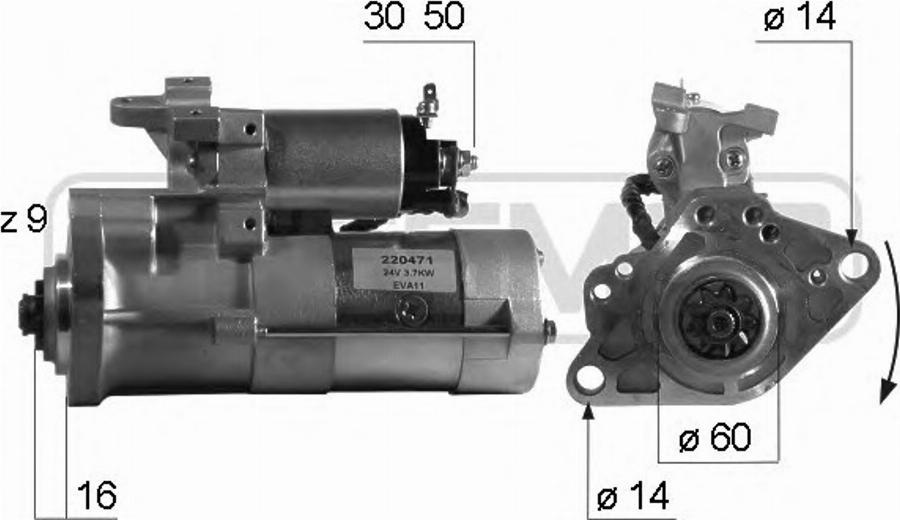 Messmer 220471 - Démarreur cwaw.fr