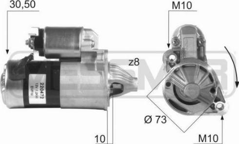 Messmer 220472A - Démarreur cwaw.fr