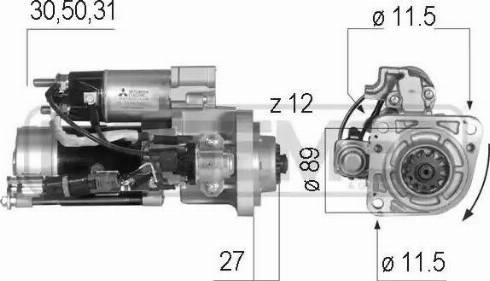 Messmer 220556 - Démarreur cwaw.fr