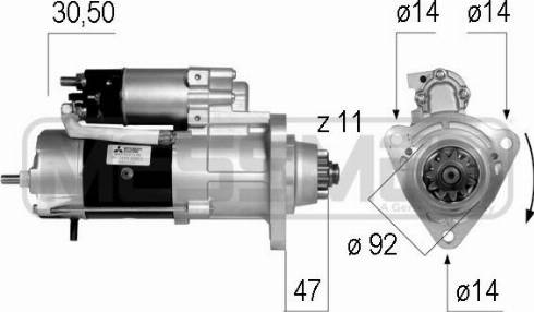 Messmer 220568 - Démarreur cwaw.fr