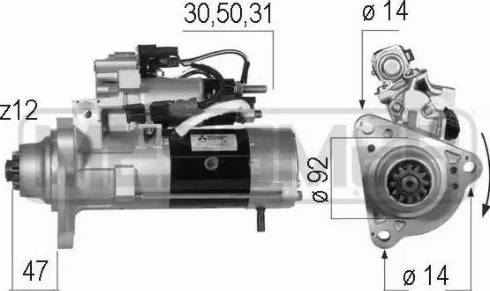 Messmer 220562 - Démarreur cwaw.fr