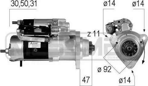 Messmer 220567 - Démarreur cwaw.fr