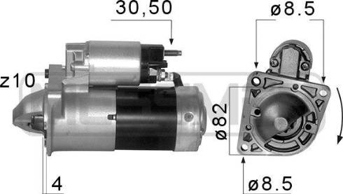 Messmer 220580A - Démarreur cwaw.fr