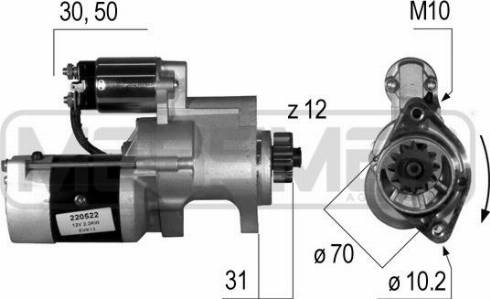 Messmer 220522A - Démarreur cwaw.fr